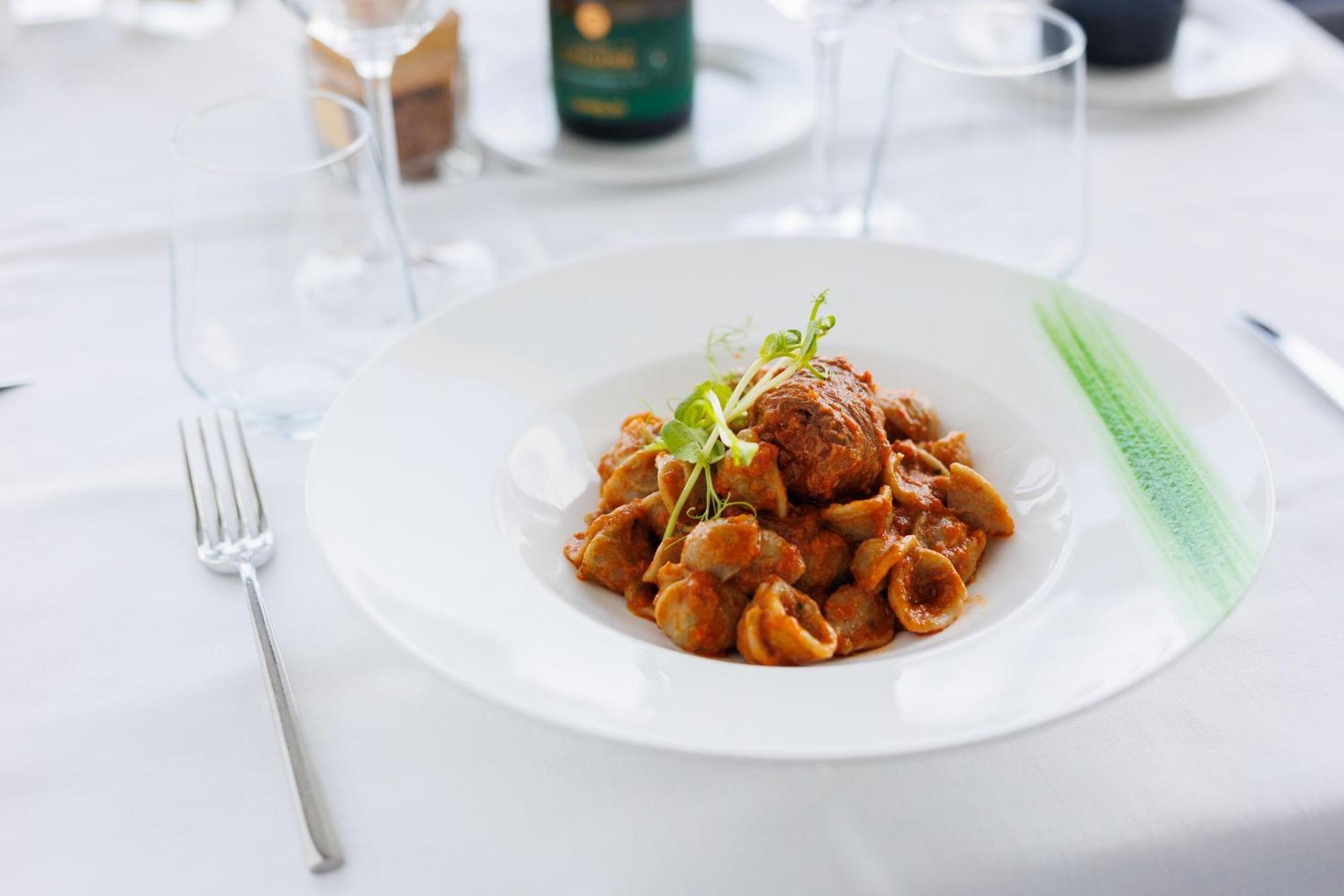 Jr Hotels Bari Grande Albergo Delle Nazioni Luaran gambar A plate of gnocchi